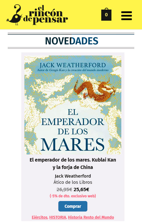 Abrir tienda online EL rincón de pensar en venana nueva